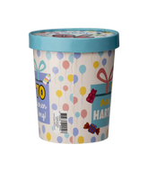 Gekleurde Snoepbakje 70 Jaar 12cm